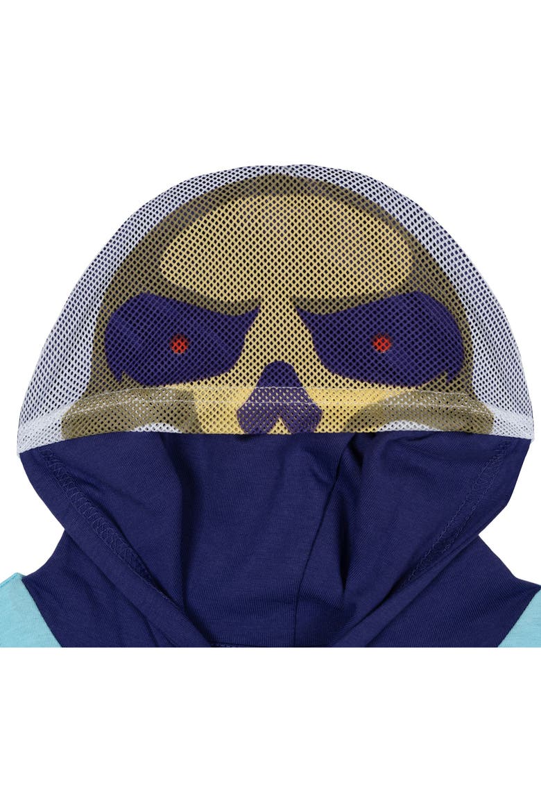 Hooded T-Shirt, Alternate, color, Purple Skeletor