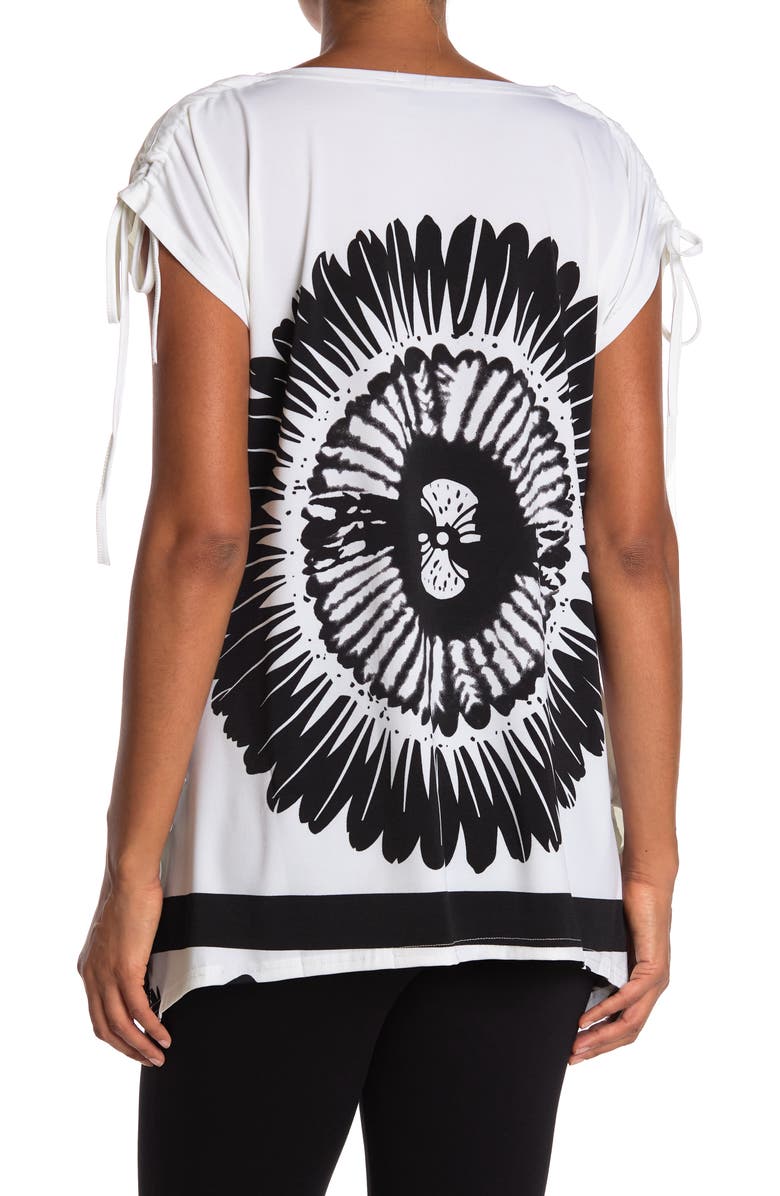 PATRIZIA LUCA Graphic Print Top, Alternate, color, 