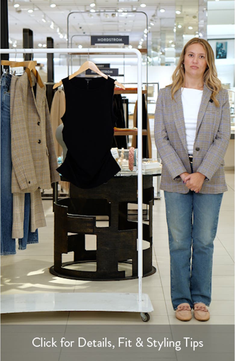 Irina Shirred Ponte Tank, sales video thumbnail