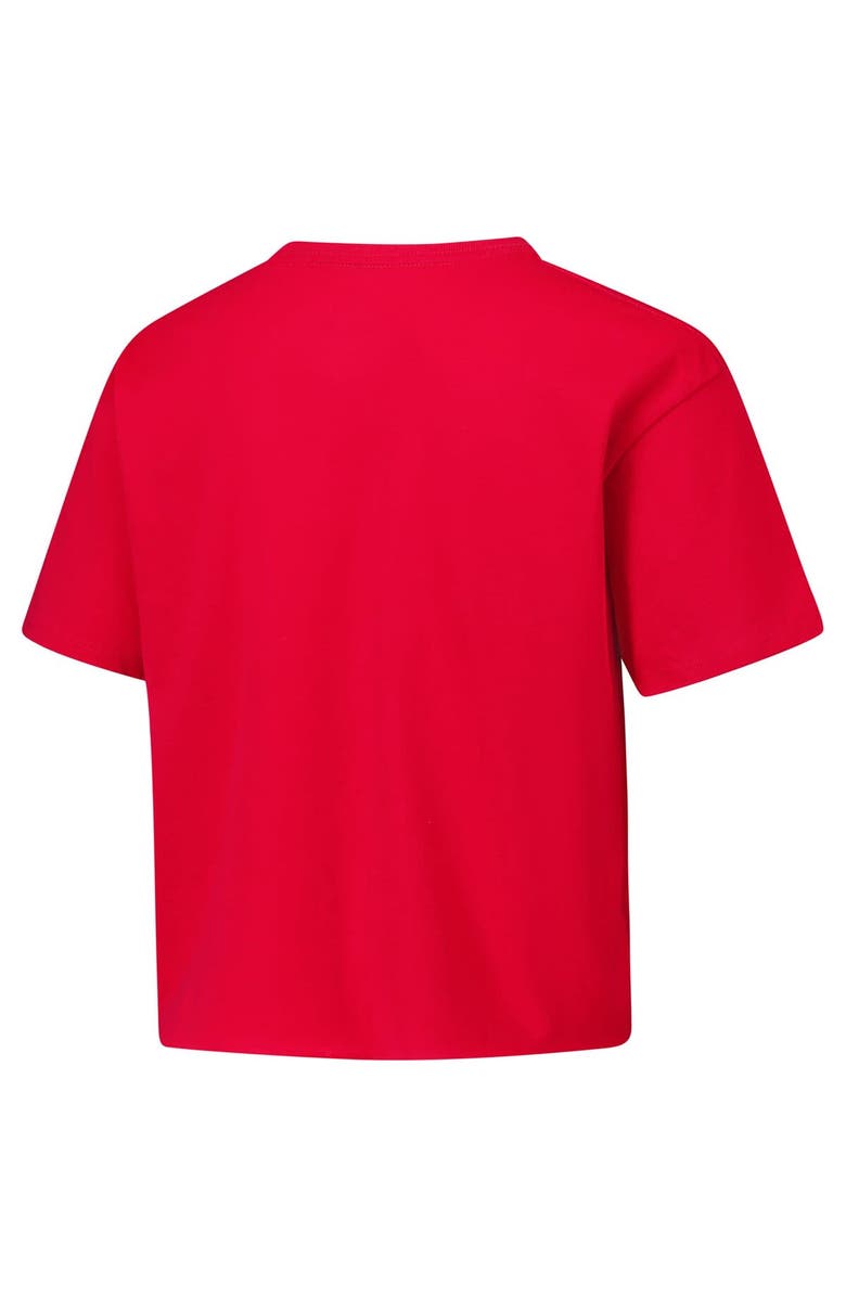 LEAGUE COLLEGIATE WEAR Women's League Collegiate Wear Red Georgia Bulldogs Clothesline Cotton Midi T-Shirt, Alternate, color, Red