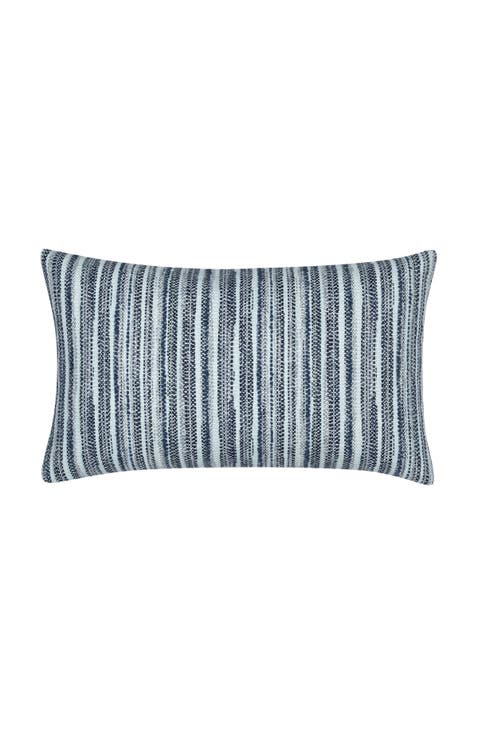 Endless Indigo Textured Indoor & Outdoor Woven Accent Pillow