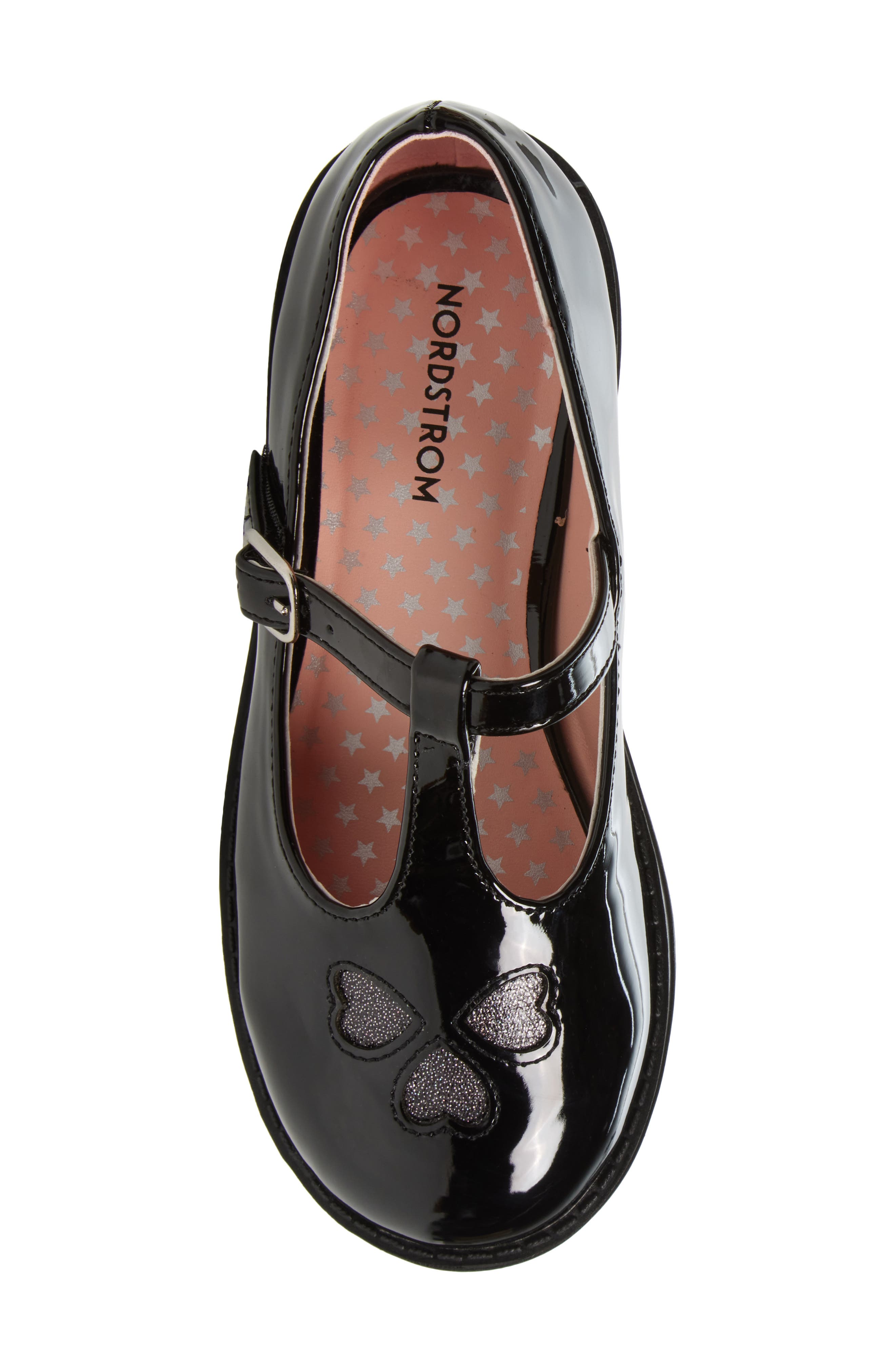 Nordstrom Kids' Lindie T-Strap Flat, Alternate, color, 