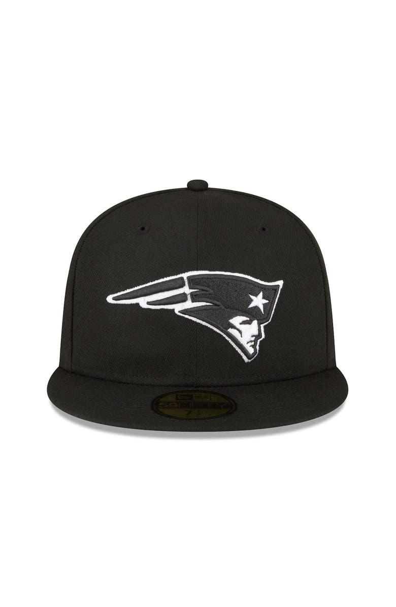 New Era Men's New Era Black New England Patriots Super Bowl XXXVI Side Patch 59FIFTY Fitted Hat, Alternate, color, 