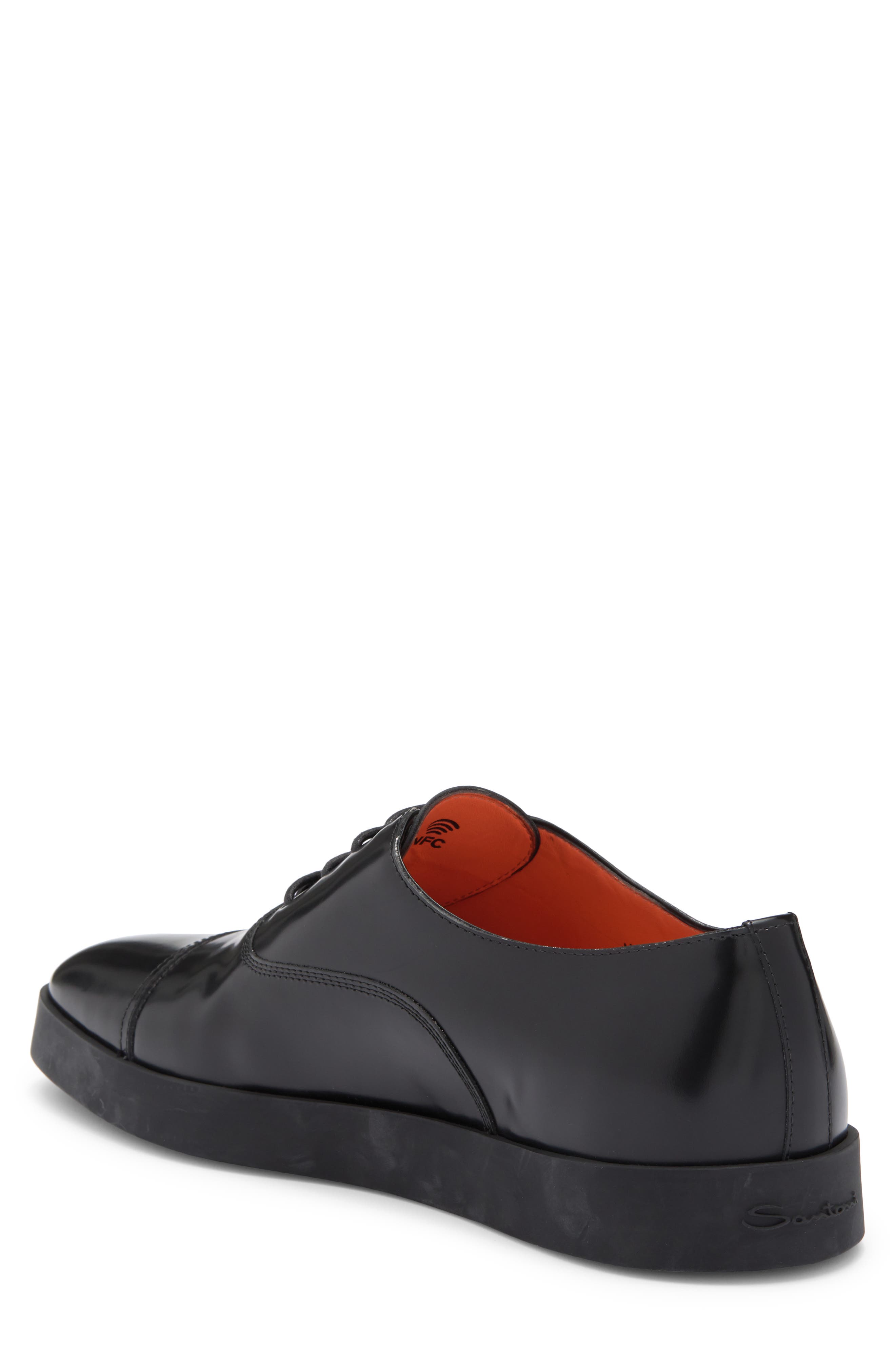 Santoni Behemoth Cap Toe Oxford Sneaker, Alternate, color, 