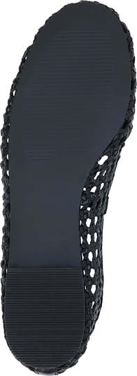 Woven Mary Jane Flat