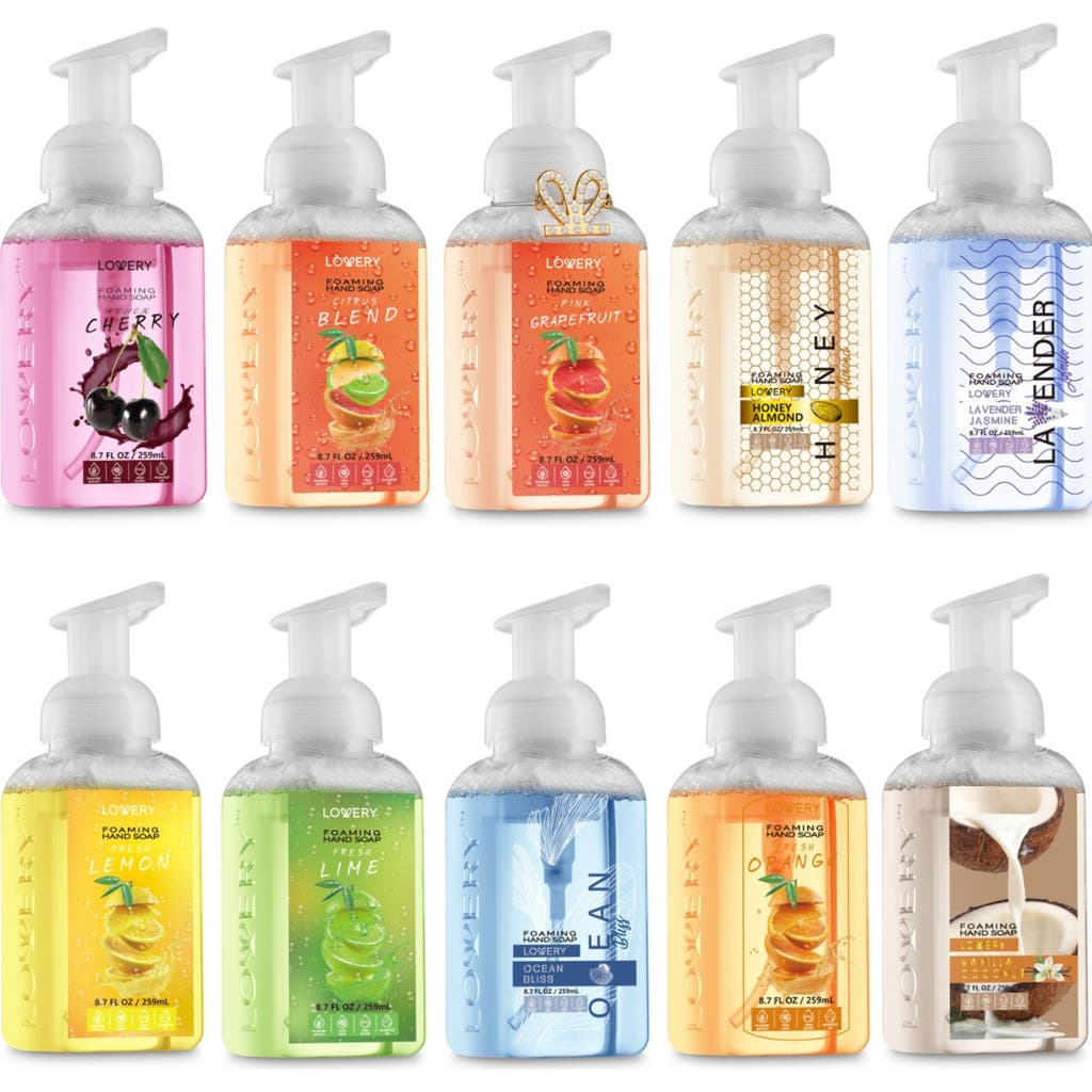 Lovery Foaming Hand Soap Pack Of 10 In Multi