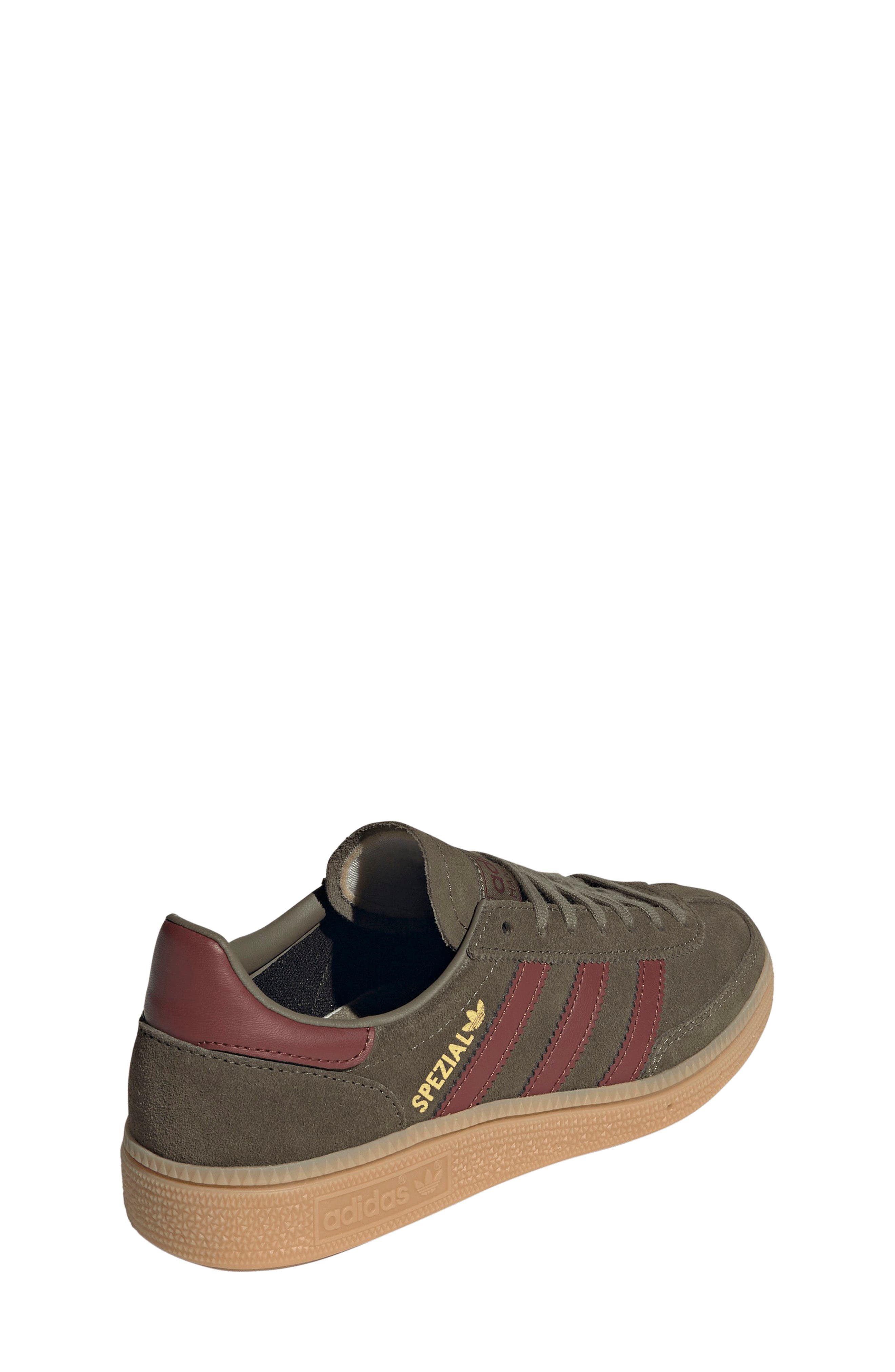 adidas Kids' Handball Spezial Sneaker, Alternate, color, Olive/ Cream/ Brown