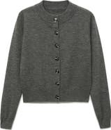MANGO Crewneck Cardigan