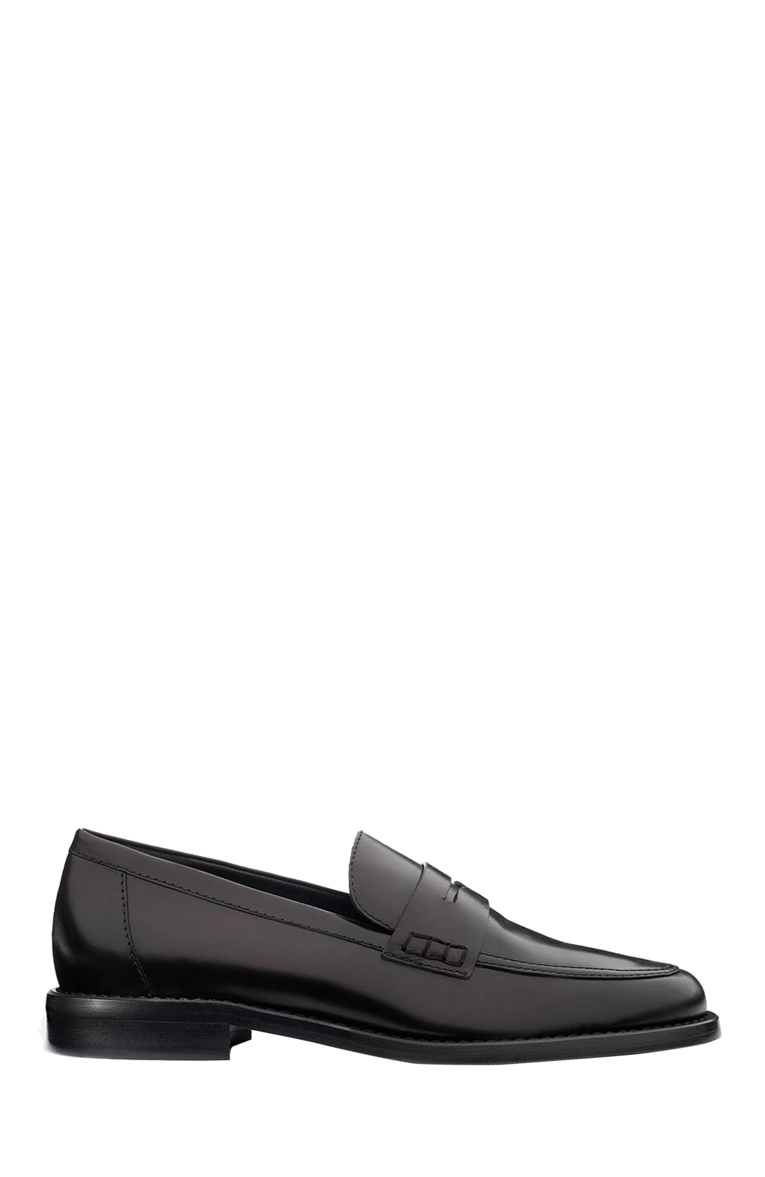MARGAUX The Marlowe Loafer, Main, color, Black Calf