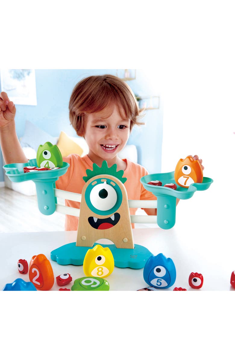 Hape Monster Math Scale Toy, Alternate, color,
