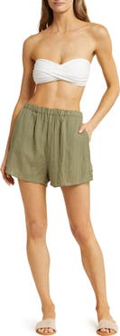 Vitamin A® Tallows Linen Cover-Up Shorts