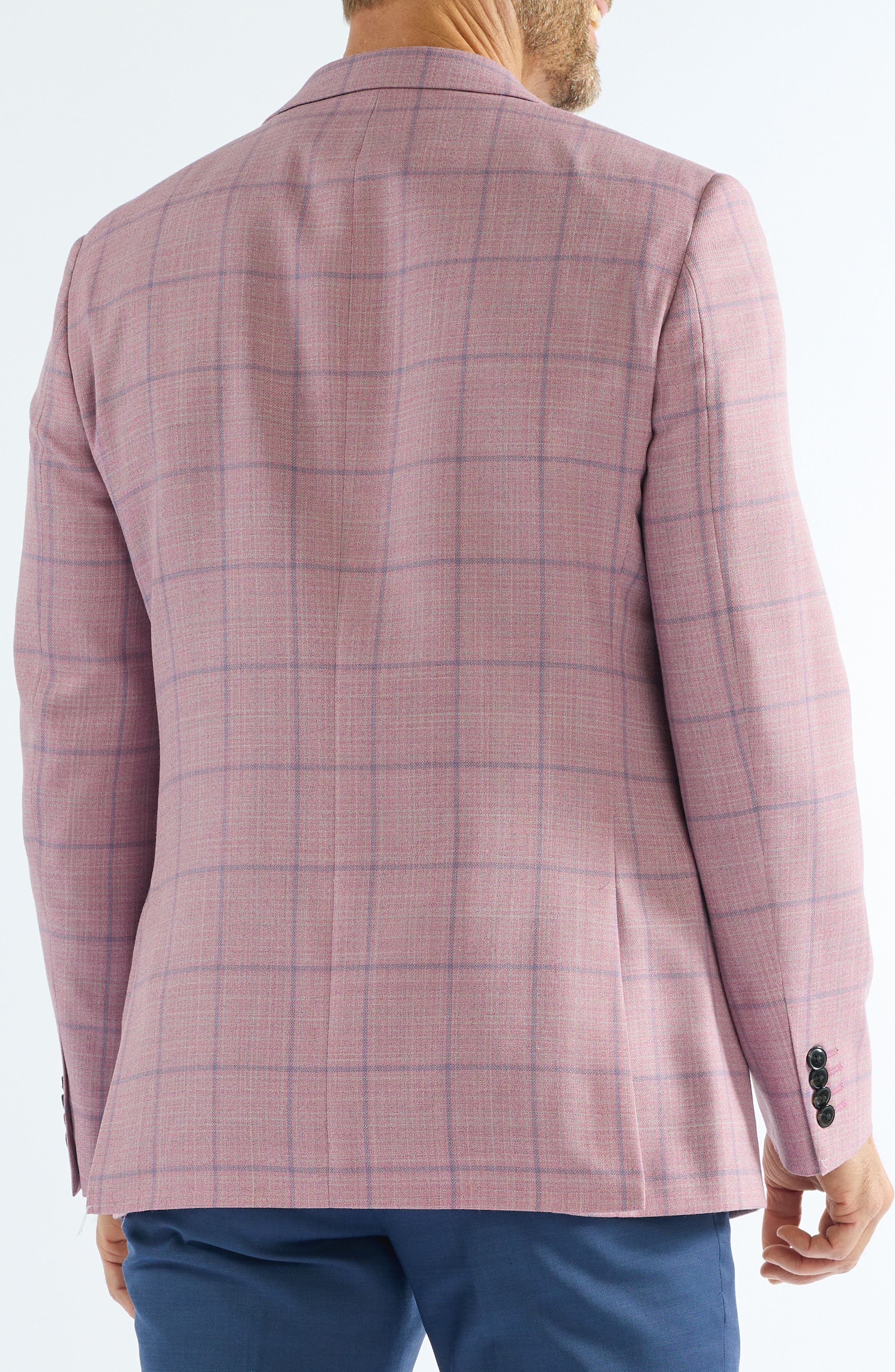 Windowpane Wool Blend Sport Coat - image 2