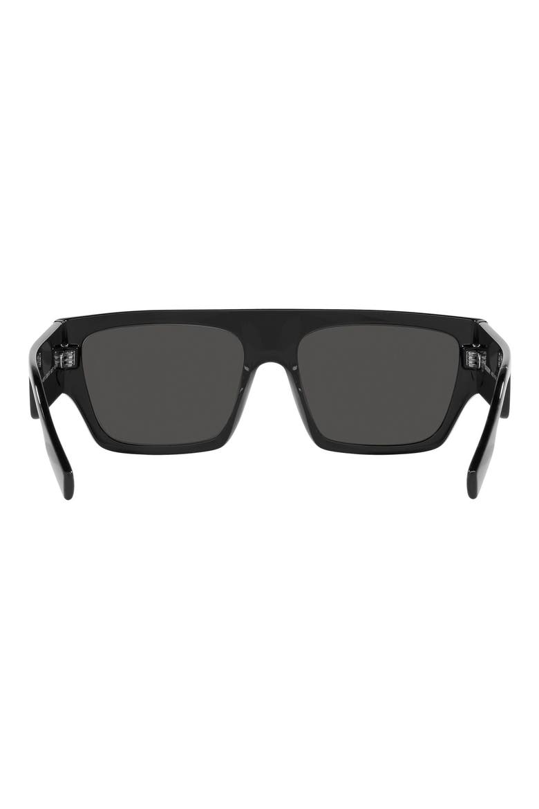 Micah 58mm Square Sunglasses, Alternate, color, BLACK