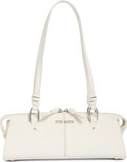 Steve Madden Sybil Croc Embossed Faux Leather Shoulder Bag