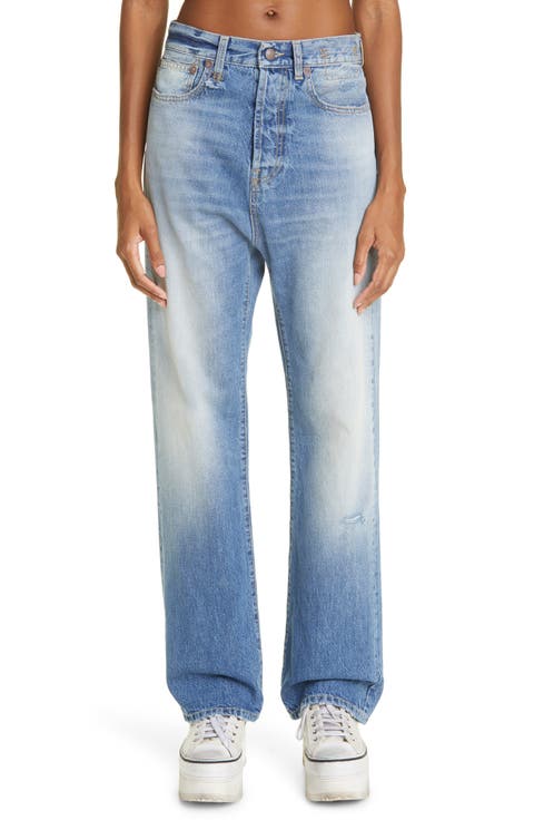 Izzy Drop Crotch Straight Leg Jeans
