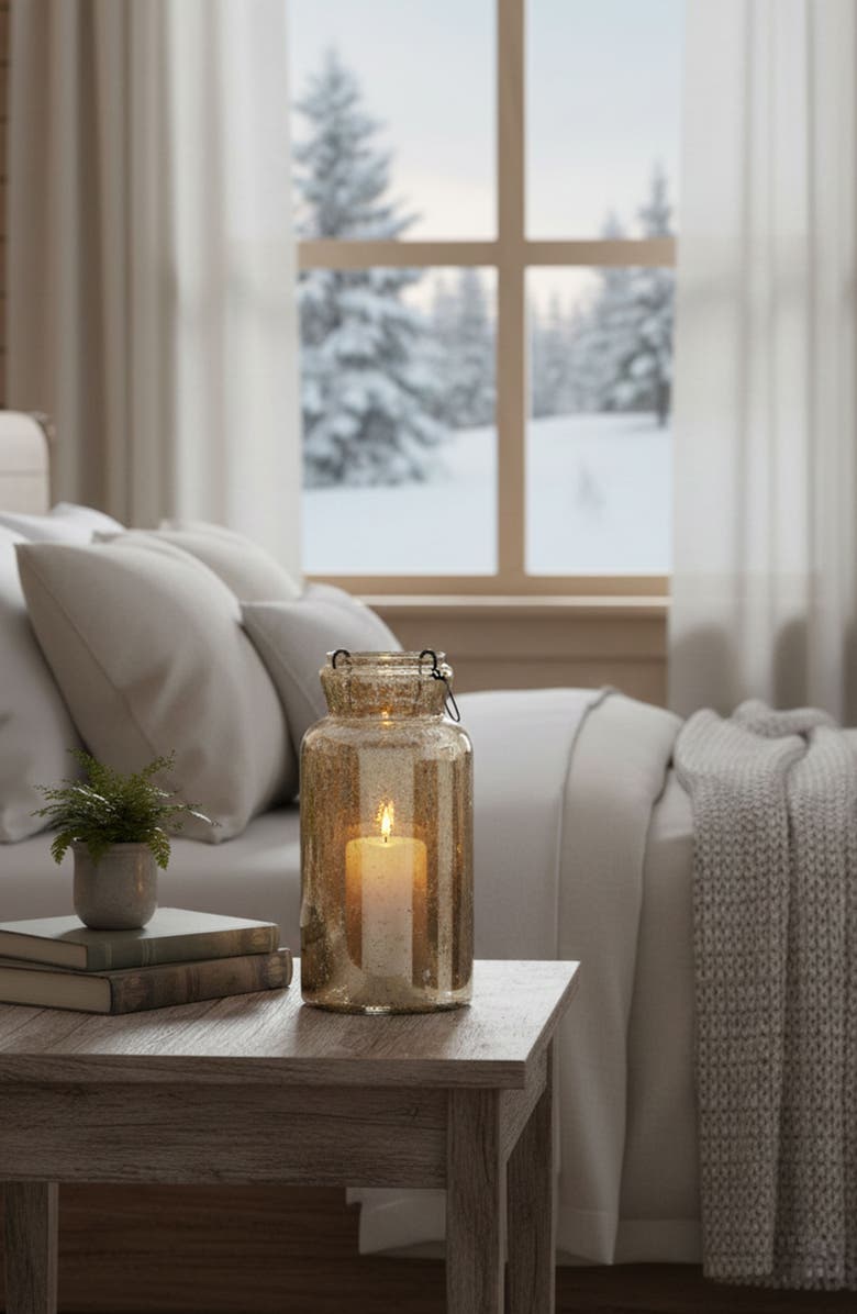 A & B Home 19-Inch Rica Candle Holder, Alternate, color, Antique Green