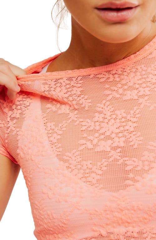 Free People Ready To Go Lace T-shirt