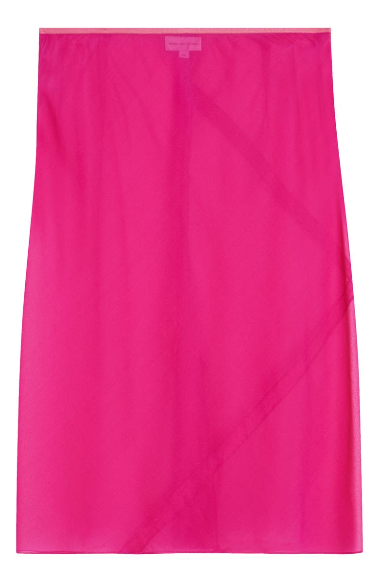 Dries Van Noten Sati Stretch Silk Midi Skirt, Alternate, color, 