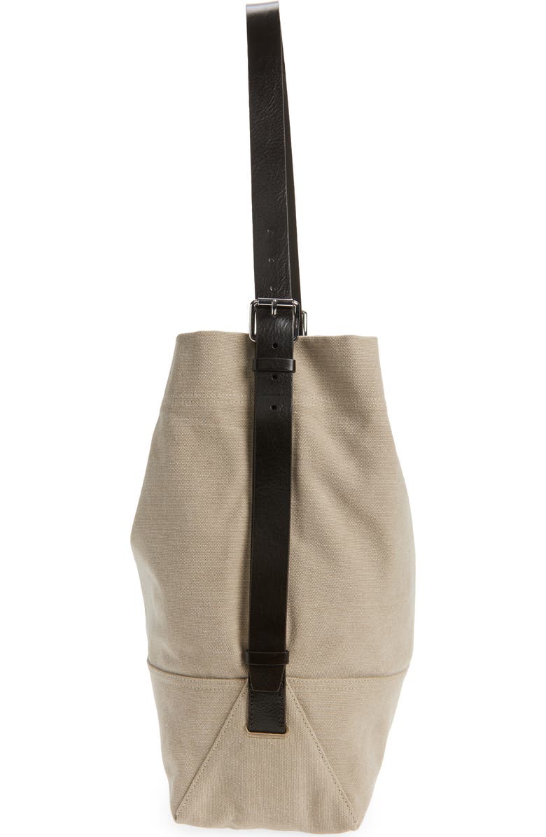 Lemaire Belted Canvas Tote, Alternate, color, Dark Linen