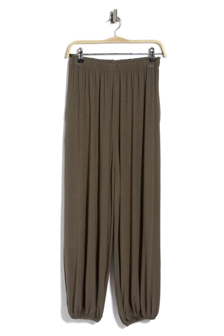 Jersey Harem Pants, Alternate, color, OLIVE