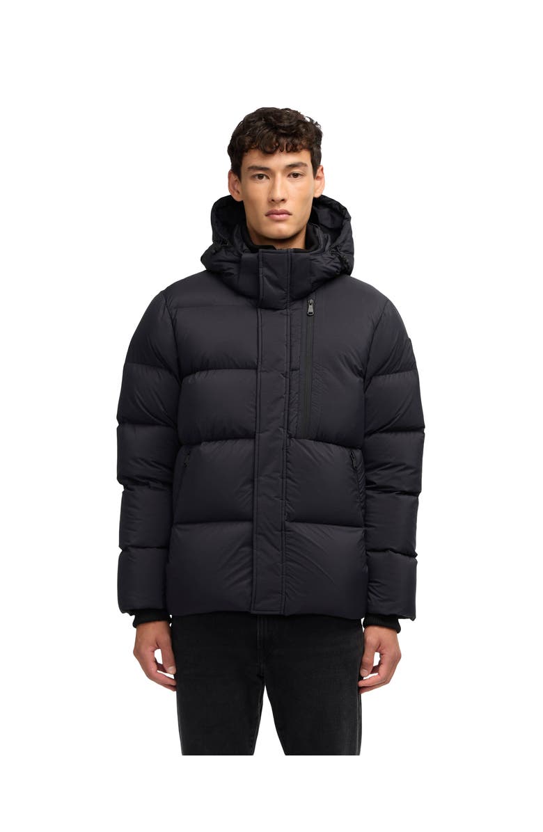 Pajar Jericho Channel Quilted Puffer Jacket, Main, color, Black