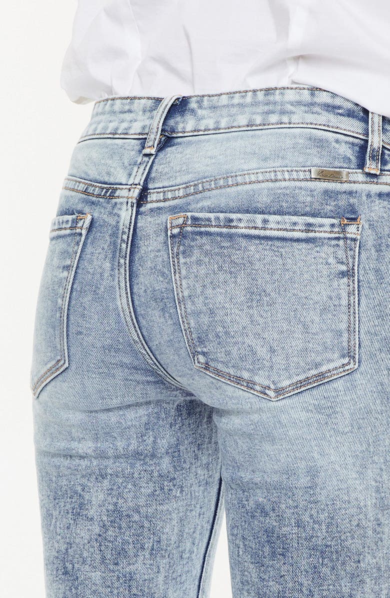 KanCan Nadia Mid Rise Y2K Bootcut Jeans, Alternate, color, Acid Wash