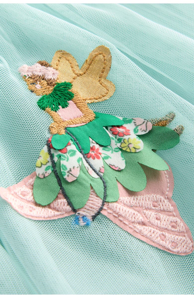 Mini Boden Kids' Appliqué Jersey & Tulle Dress, Alternate, color,