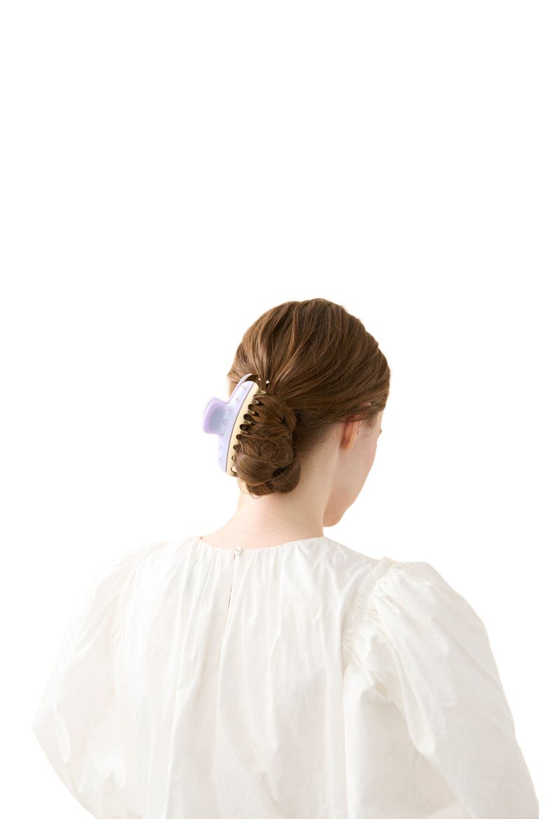 Soleil Levant Large Vendome Crystals Claw Clip, Alternate, color, Beige