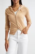 Eleventy Cashmere Zip Hoodie