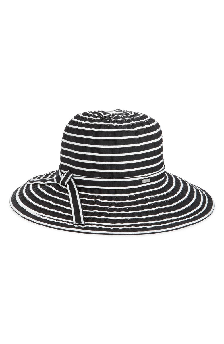 San Diego Hat Striped Ribbon Sun Hat, Alternate, color, 