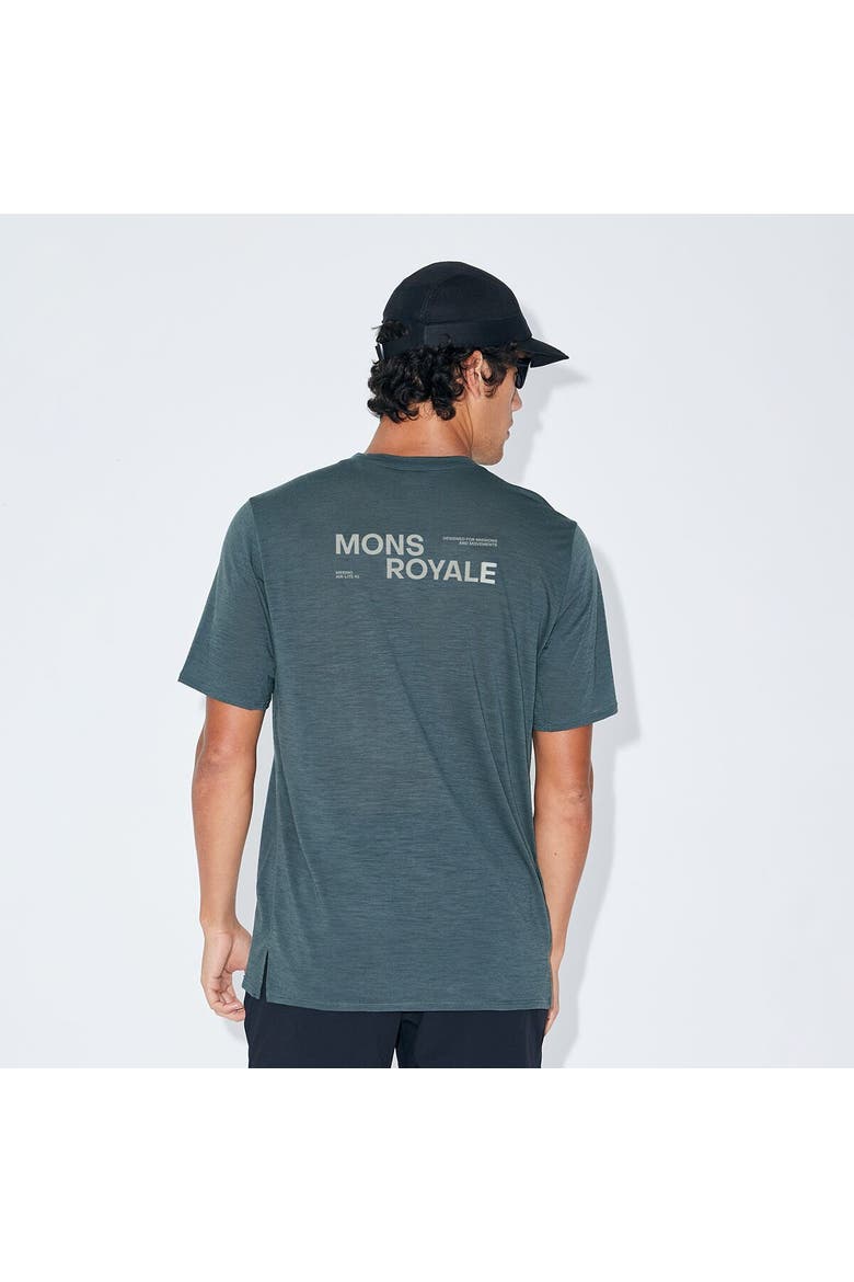 Aero Ultralight Merino T-Shirt - Men's, Alternate, color, Dark Cypress