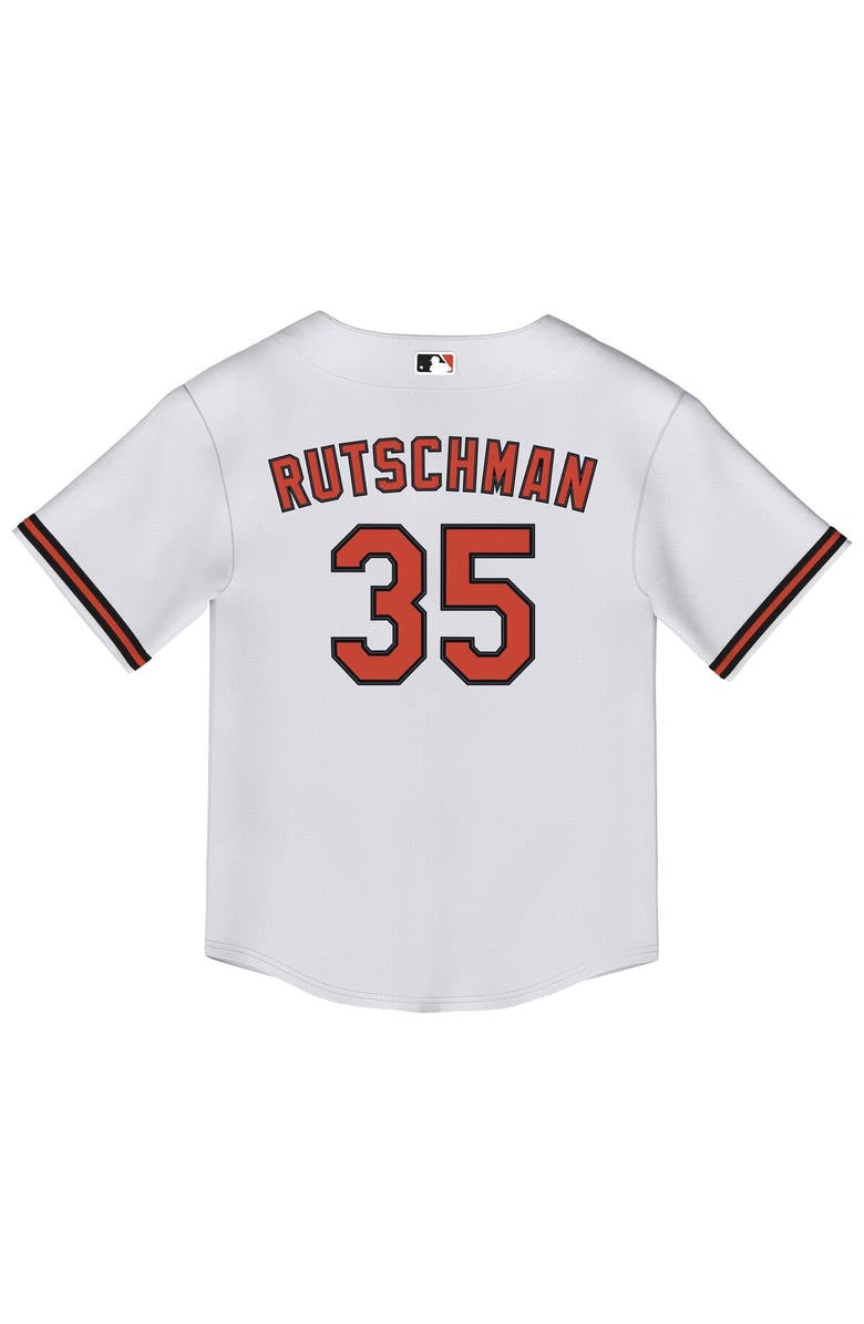 Nike Toddler Nike Adley Rutschman White Baltimore Orioles Replica 2.0 Player Jersey, Alternate, color, White