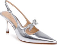 Jewel Badgley Mischka Zaya Pointed Toe Slingback Pump
