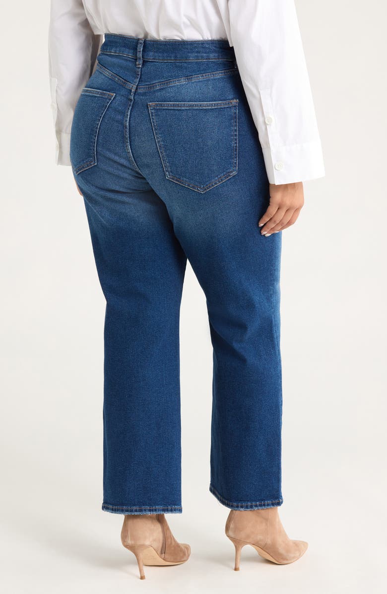 WARP+WEFT Ase Crop Straight Leg Jeans, Alternate, color, Rolling River
