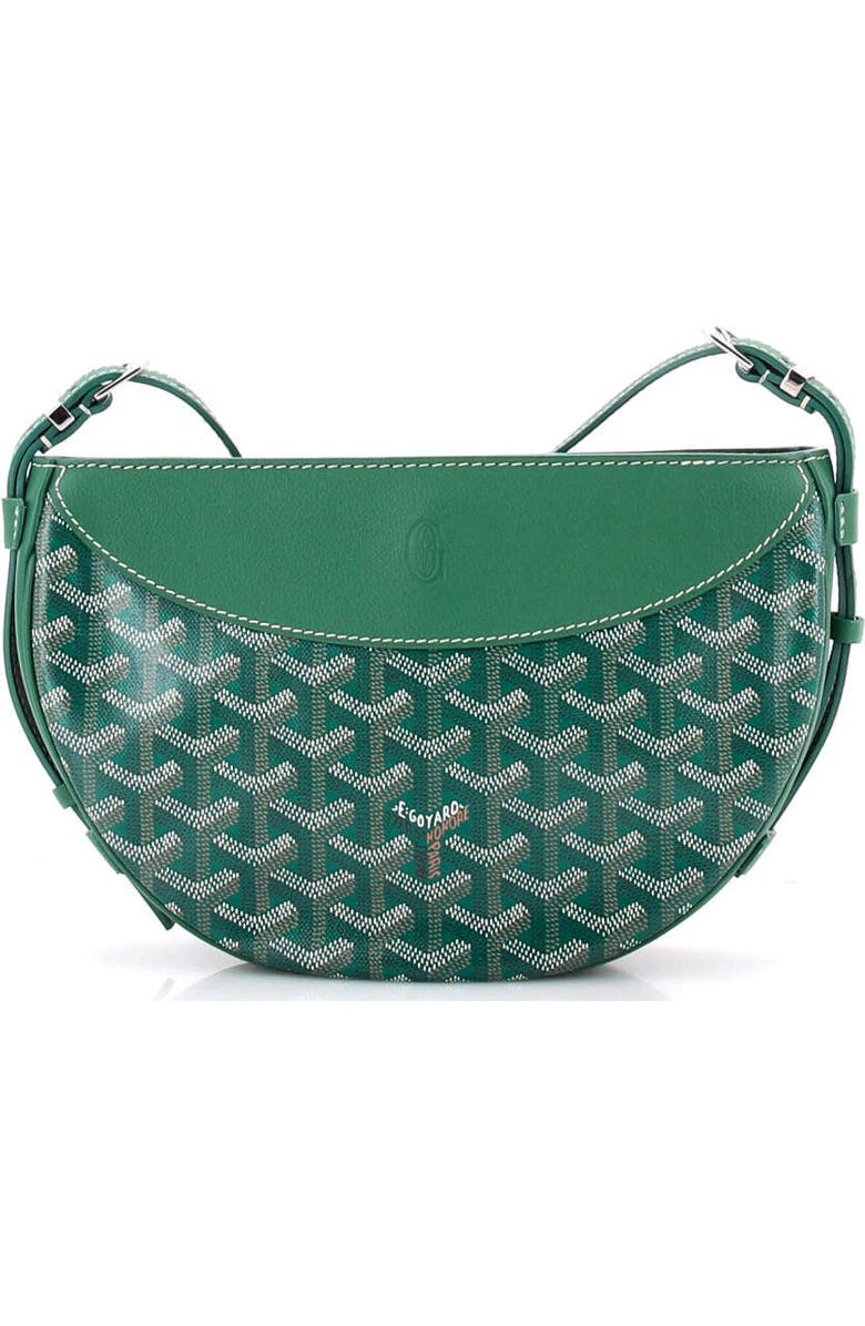 81036096 Hirondelle Shoulder Bag Coated Canvas and Leather, Alternate, color,