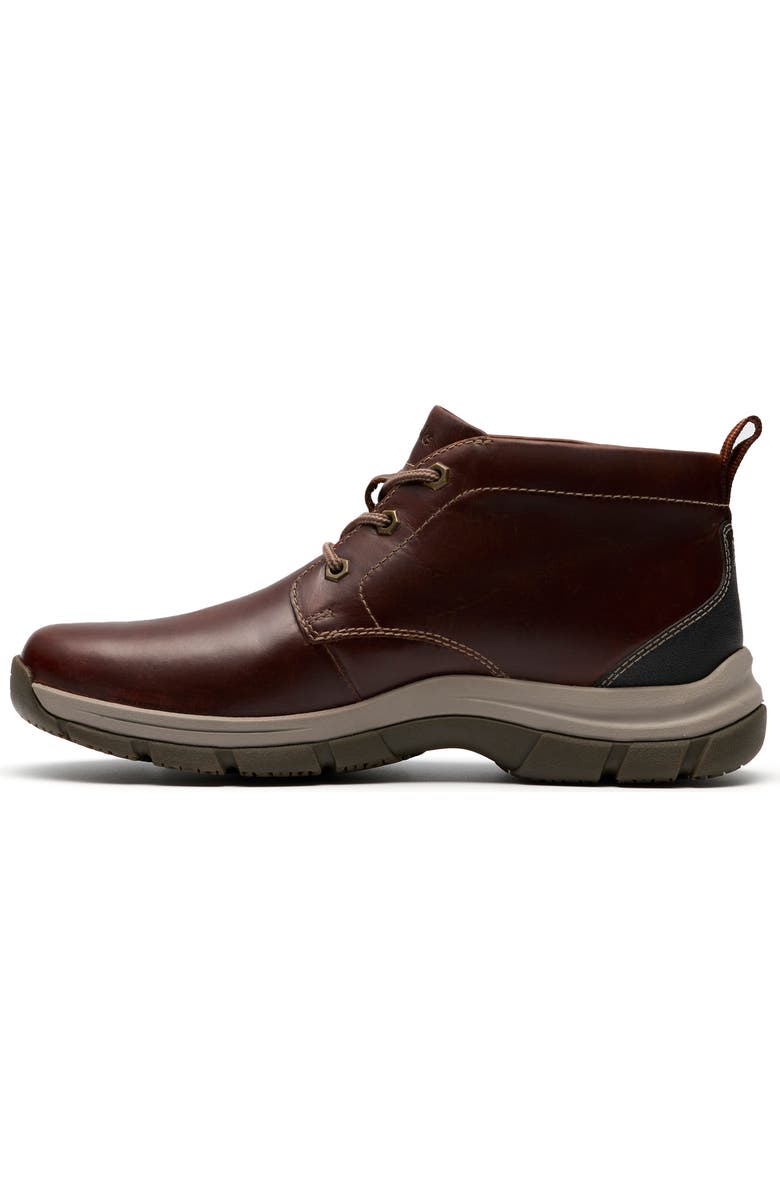 Clarks<sup>®</sup> Walpath Waterproof Chukka Boot, Alternate, color, Brown Leather