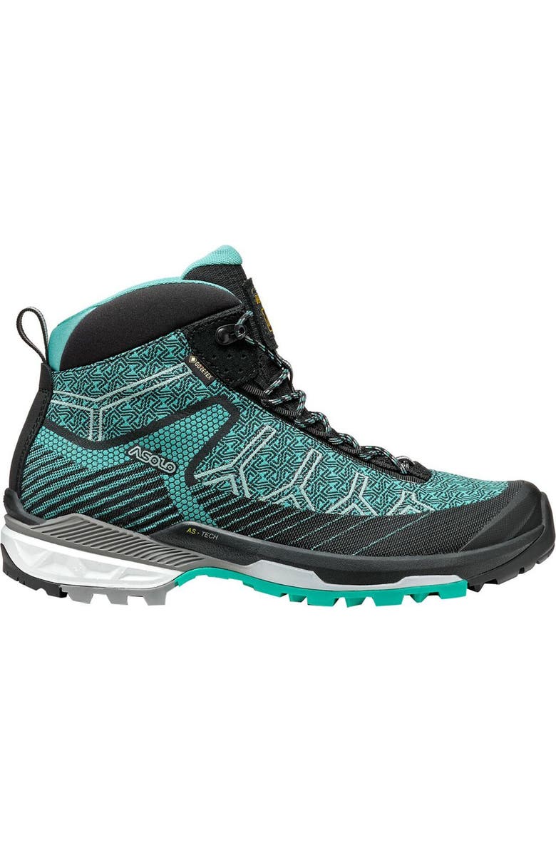 Asolo Falcon Evo Jaquard Gv Hiking Boot - Women's, Main, color, Black/Aqua Green
