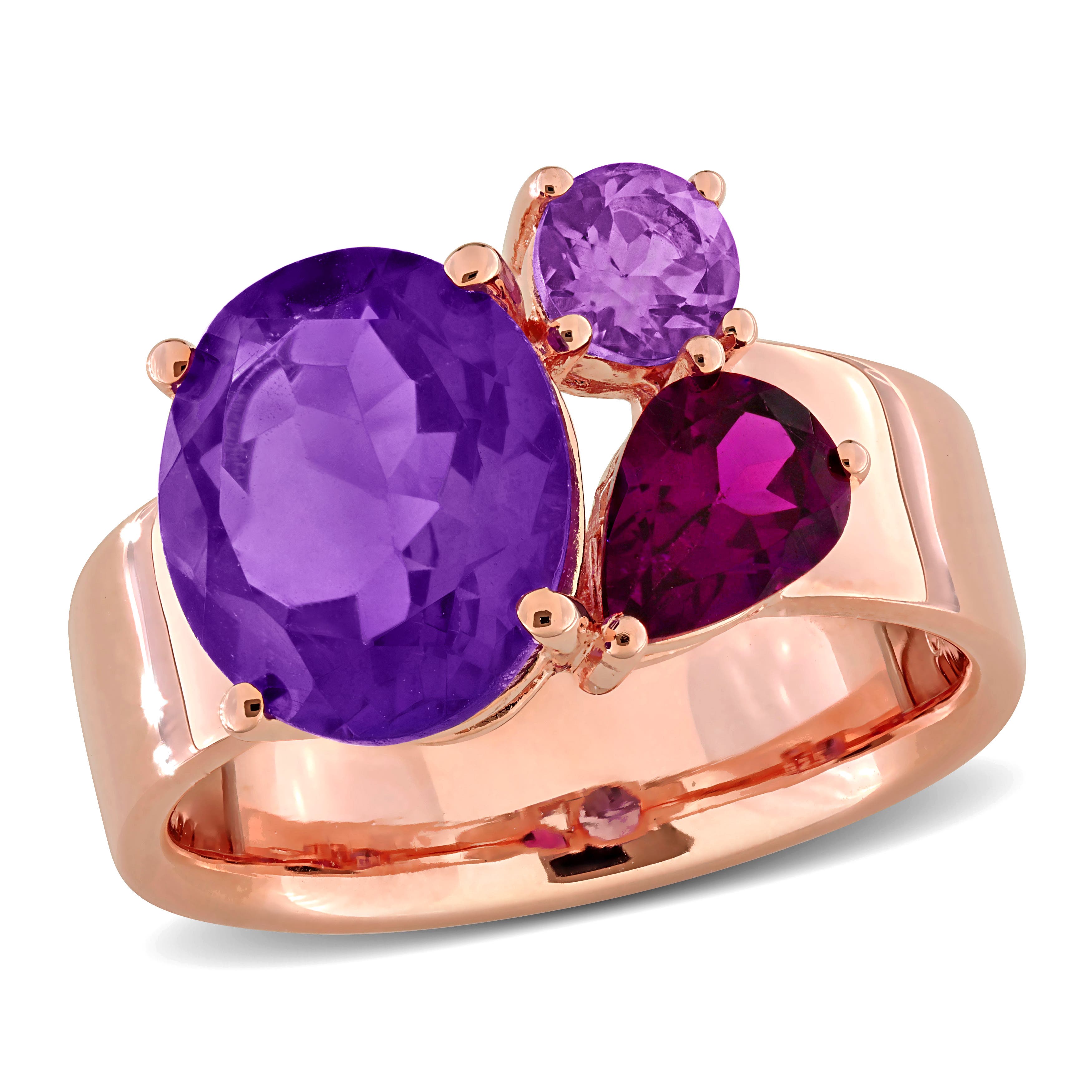 Amethyst/Rose-Plated