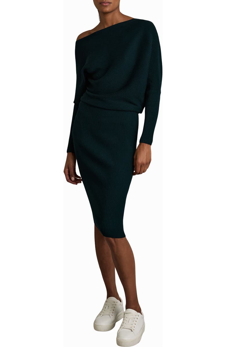 Reiss Francesca Platform Sneaker, Alternate, color, White