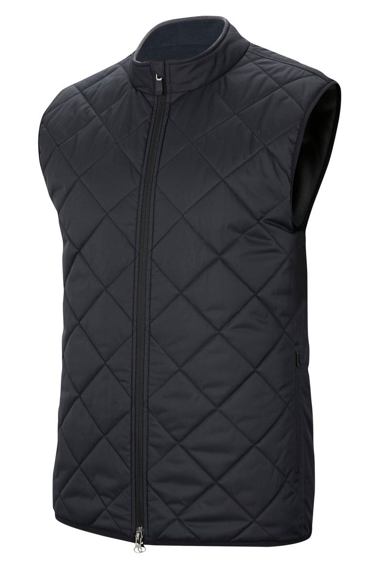 Nike Reversible Quilted Golf Vest, Alternate, color, BLACK/ DARK SMOKE GREY