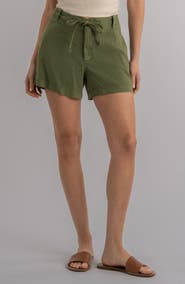 KUT from the Kloth Katie Drawstring Linen Blend Shorts