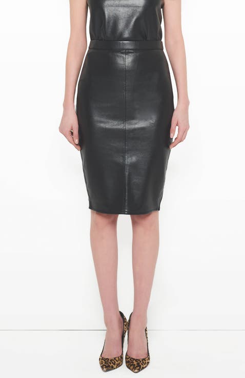Port Elizabeth Recycled Leather Skirt