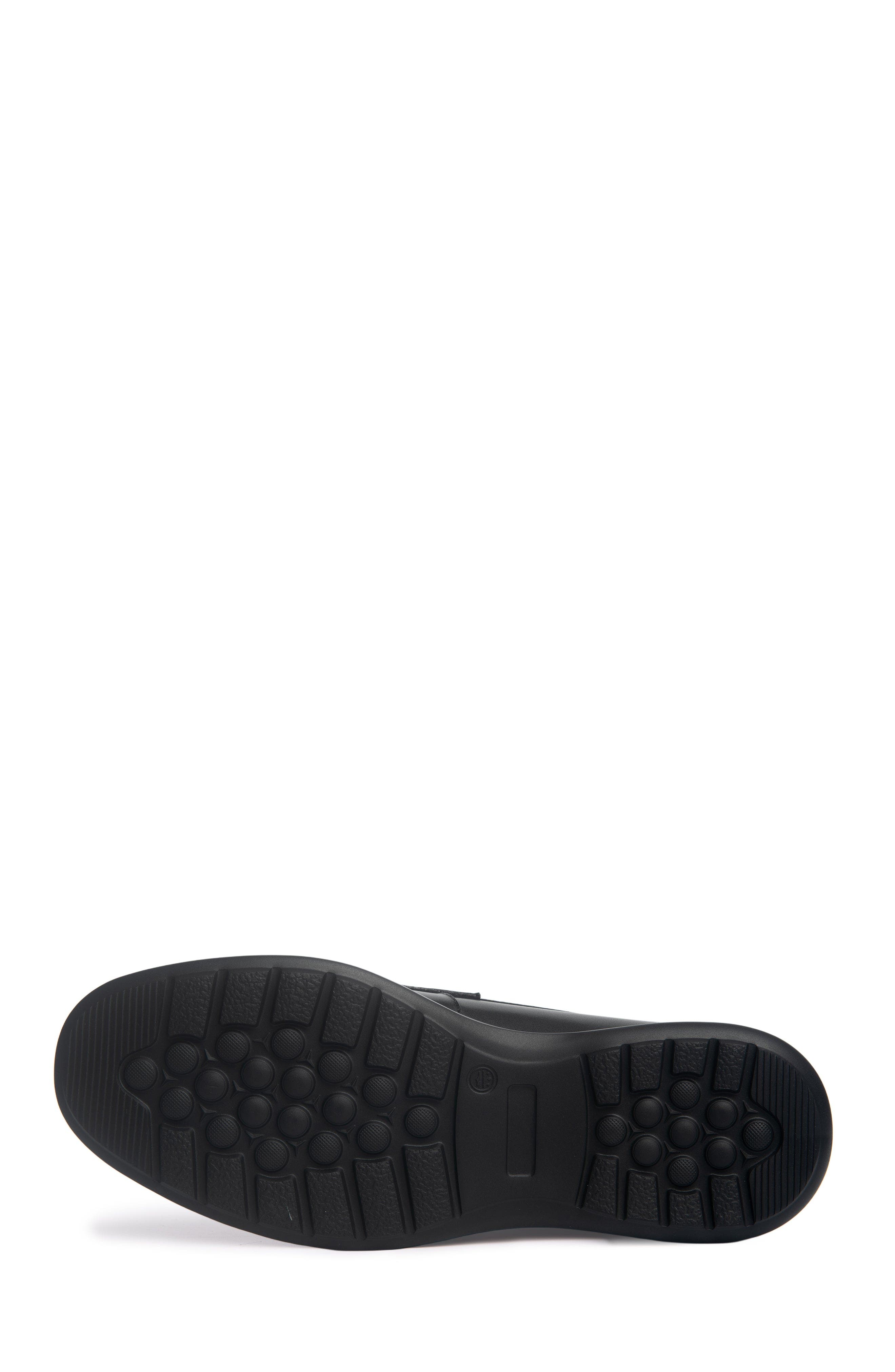 Joseph Street Hands Free Technology Leather Penny Loafer, Alternate, color, Black Napa Leather