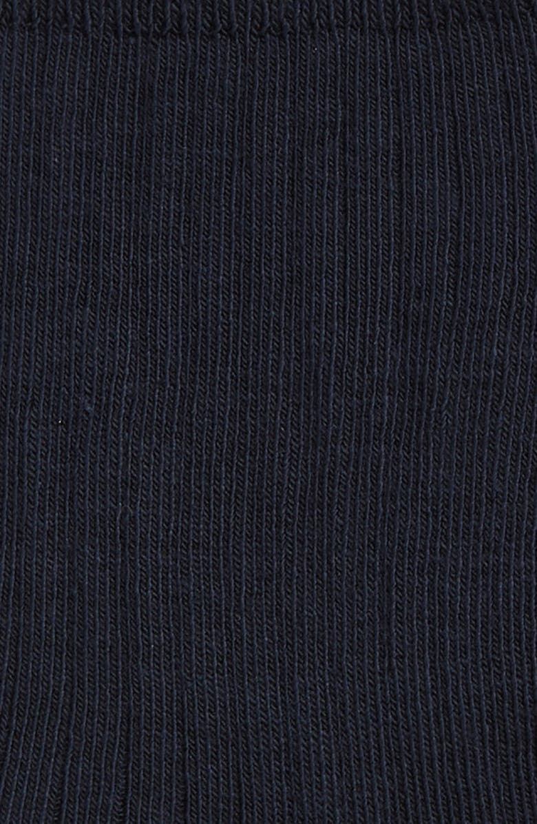 Nordstrom Rib Cotton Blend Crew Socks, Alternate, color, Navy Night