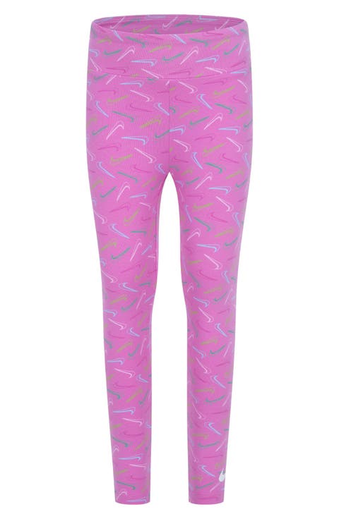 Kids' Swoosh Logo Leggings (Little Kid)