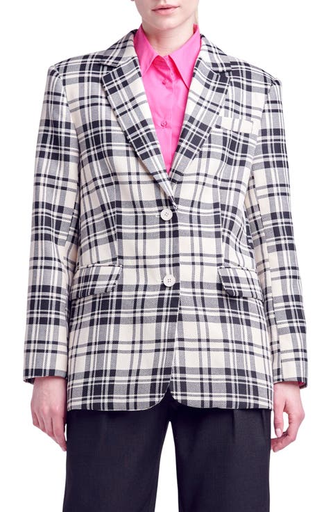Plaid Blazer