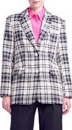 English Factory Plaid Blazer