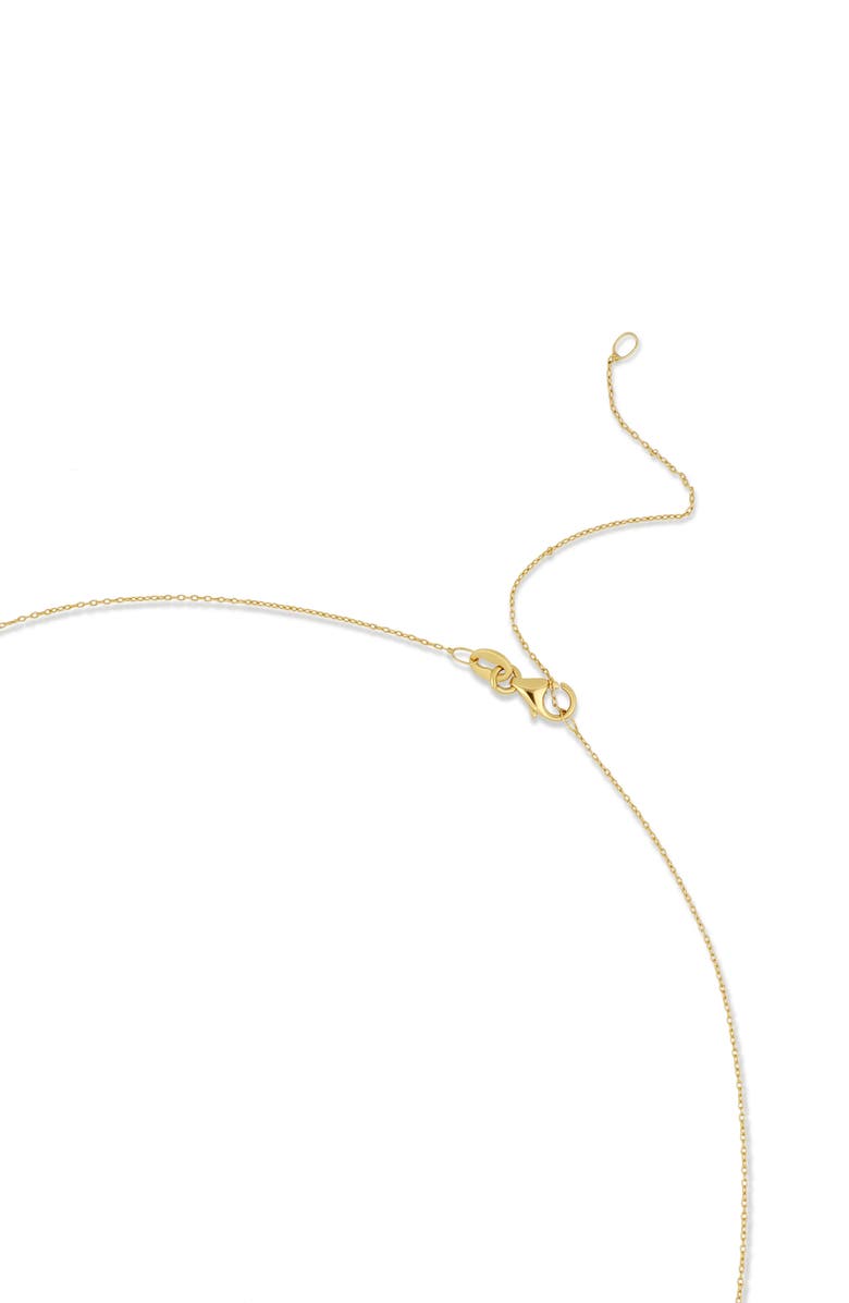 Bony Levy 14K Gold Amethyst Heart Pendant Necklace, Alternate, color, 14K Yellow Gold