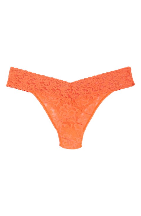Signature Lace Low Rise Thong