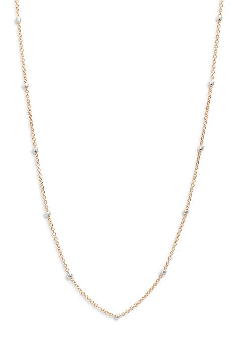 Salome Bead Station Long Necklace